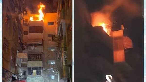 وفاة 3 أطفال وإنقاذ والدتهم في حريق بطنطا