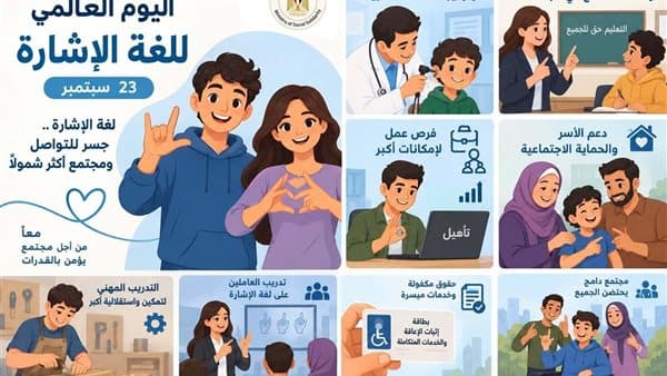 التضامن تعرض خدماتها للصم ب125 مركزا
