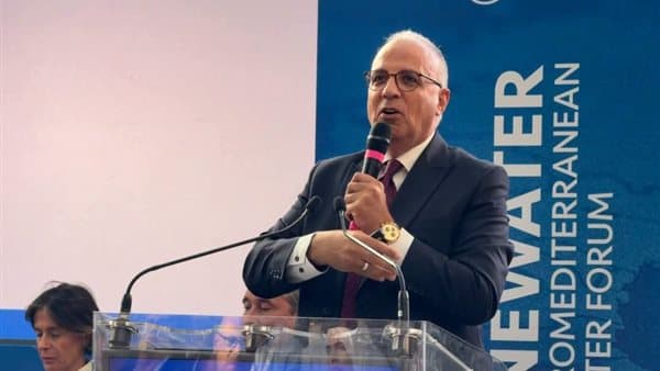 وزير الري: تحديات مائية مشتركة في البحر المتوسط