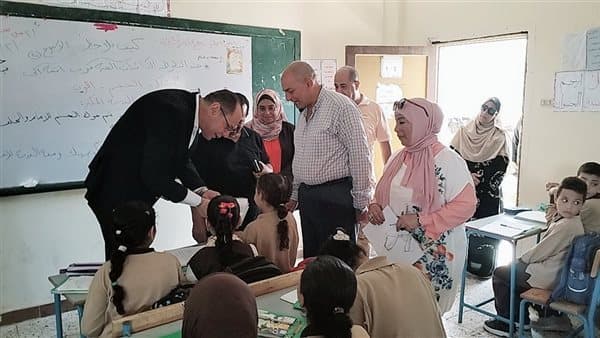 وليد ماهر يتفقد انتظام التعليم في مدارس الدقهلية
