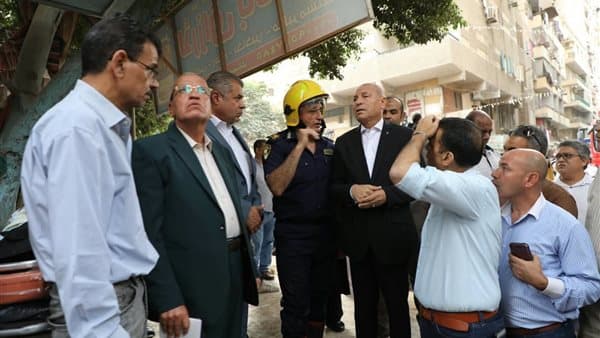 انهيار عقار بحدائق القبة ووجود ضحايا