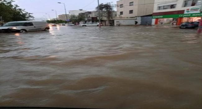 Ben Arous: Heavy rain causes road congestion
