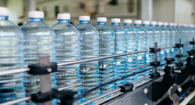 Bottled water factories at full capacity