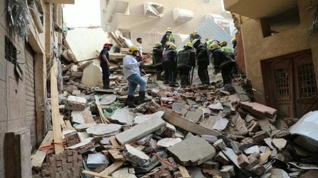 Five family members die in Egypt building collapse
