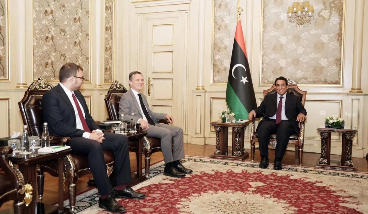 المنفي يبحث عن دعم فرنسي للمبادرة الثلاثية بشأن ليبيا