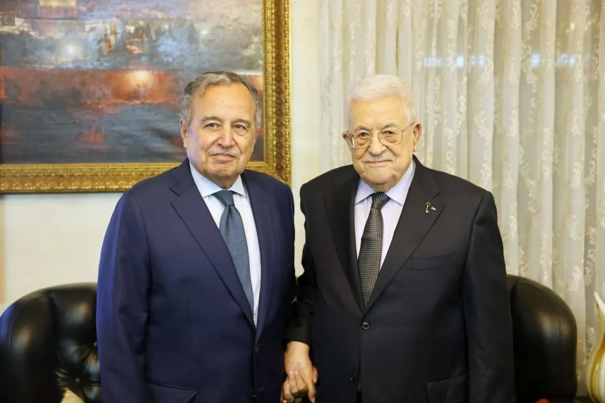 Arab League Secretary-General meets Abbas and affirms support for Palestinian state