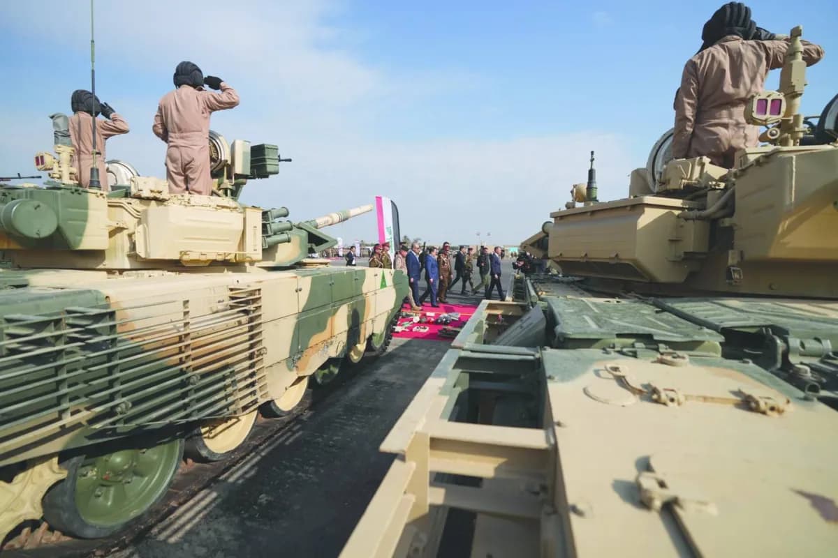 Iraq suspects drone caused tank fires