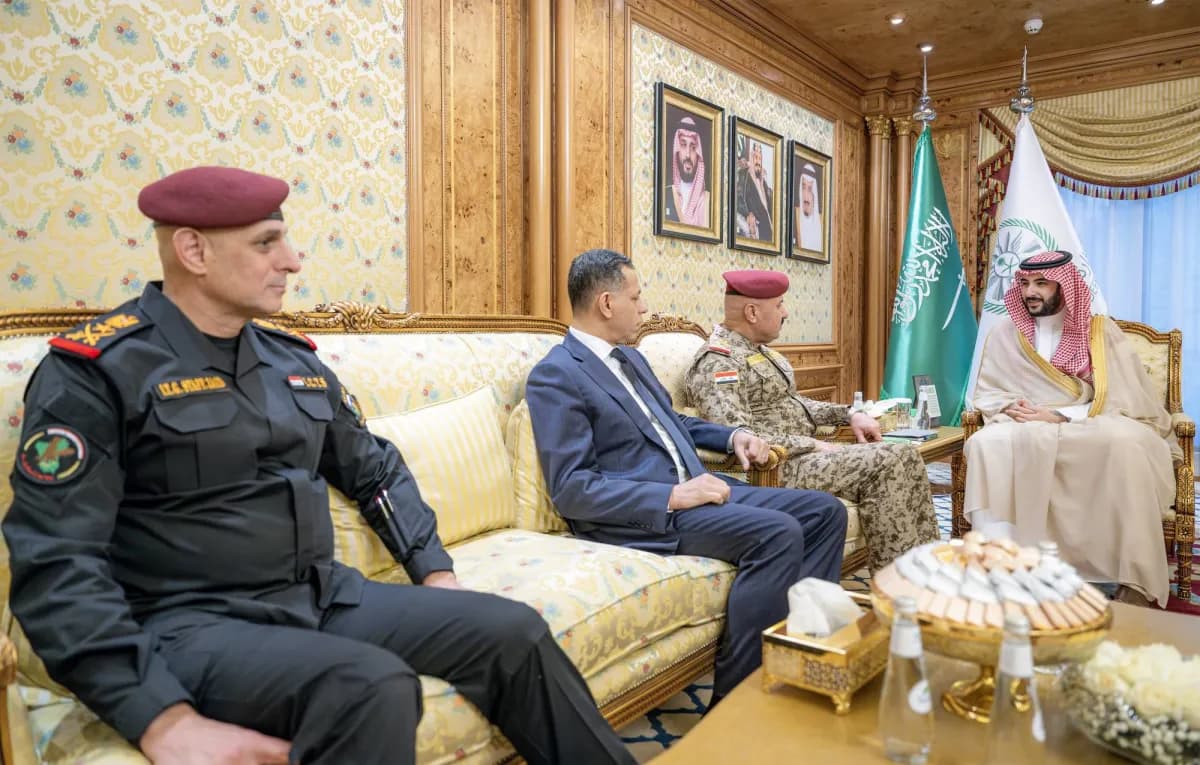 سعودي عراقي يتبادل الدفاع