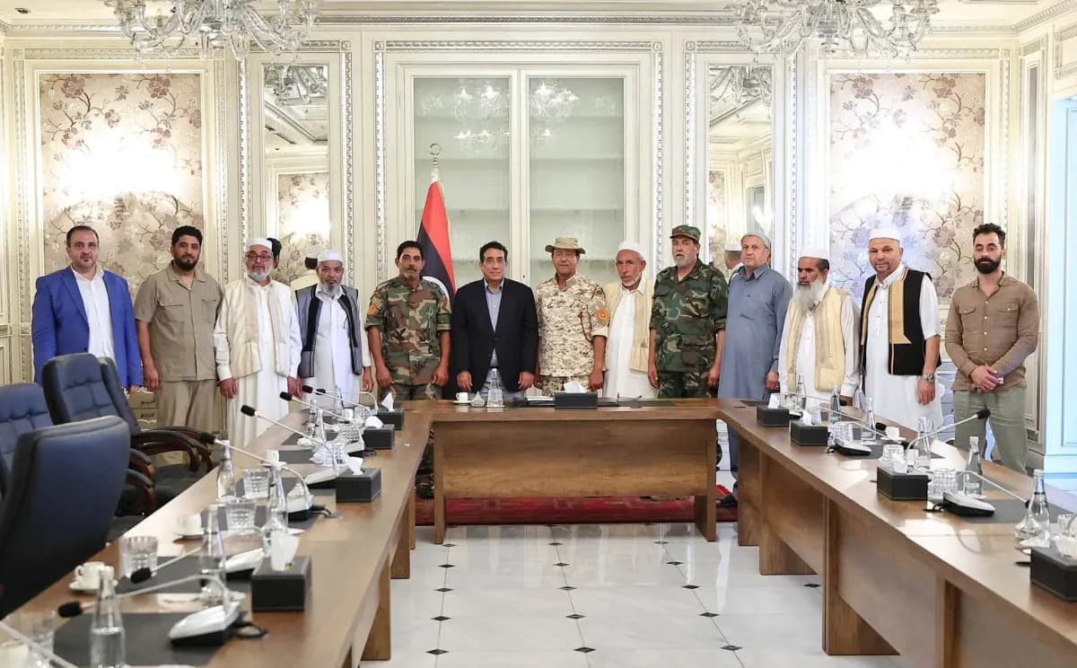 Al-Manfi opposes reuniting Libya's political split