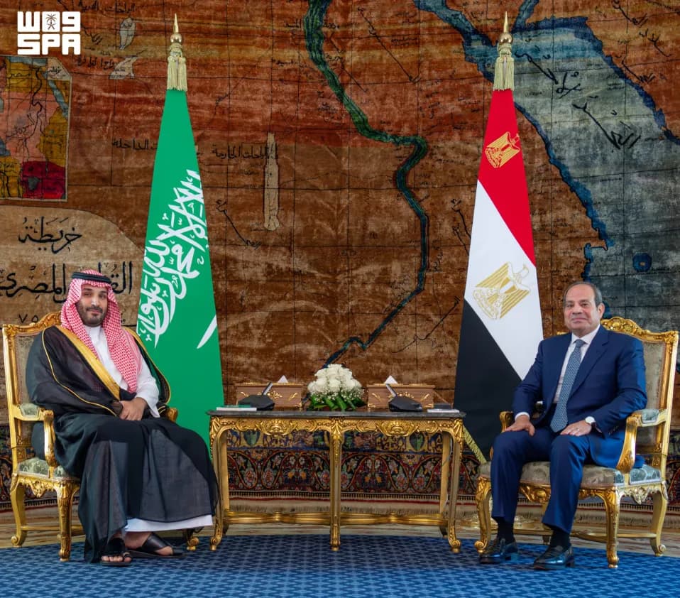 سعودية مصرة تبحث التطورات وأمن الملاحة