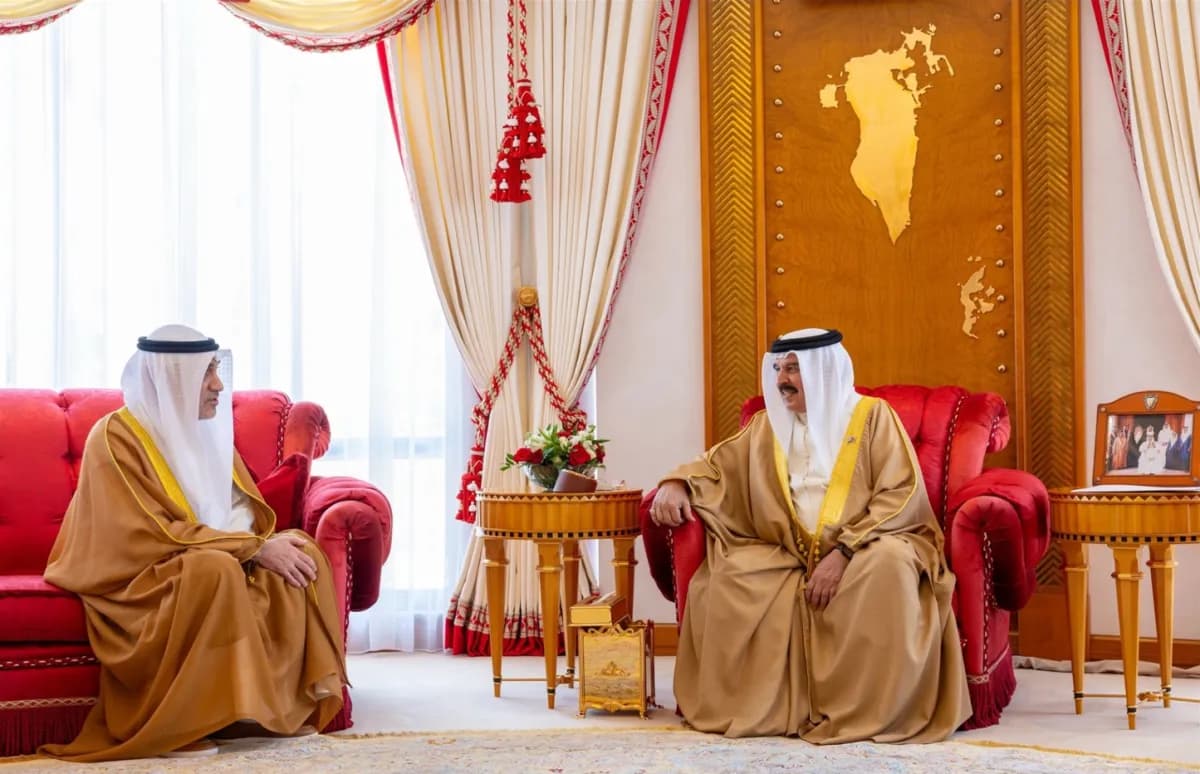 Bahrain King Highlights Kuwait Ties