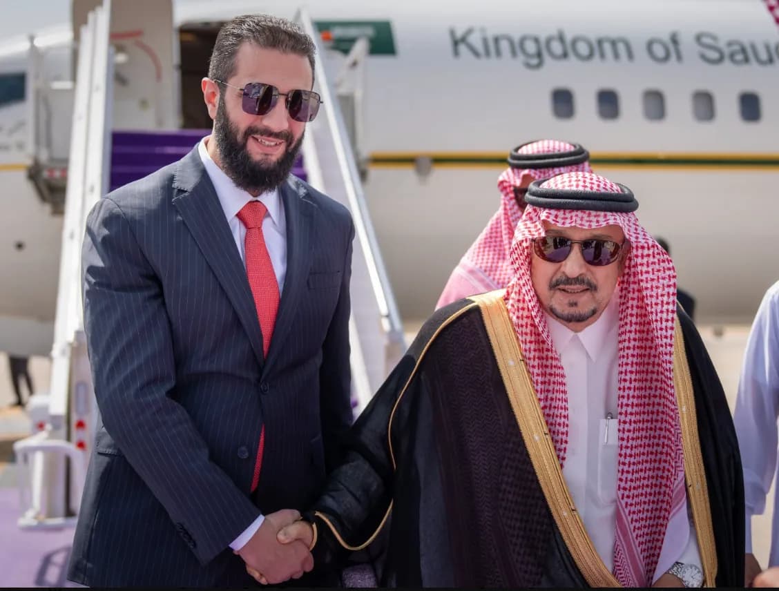 الرئيس السوري في الرياض رسميًا