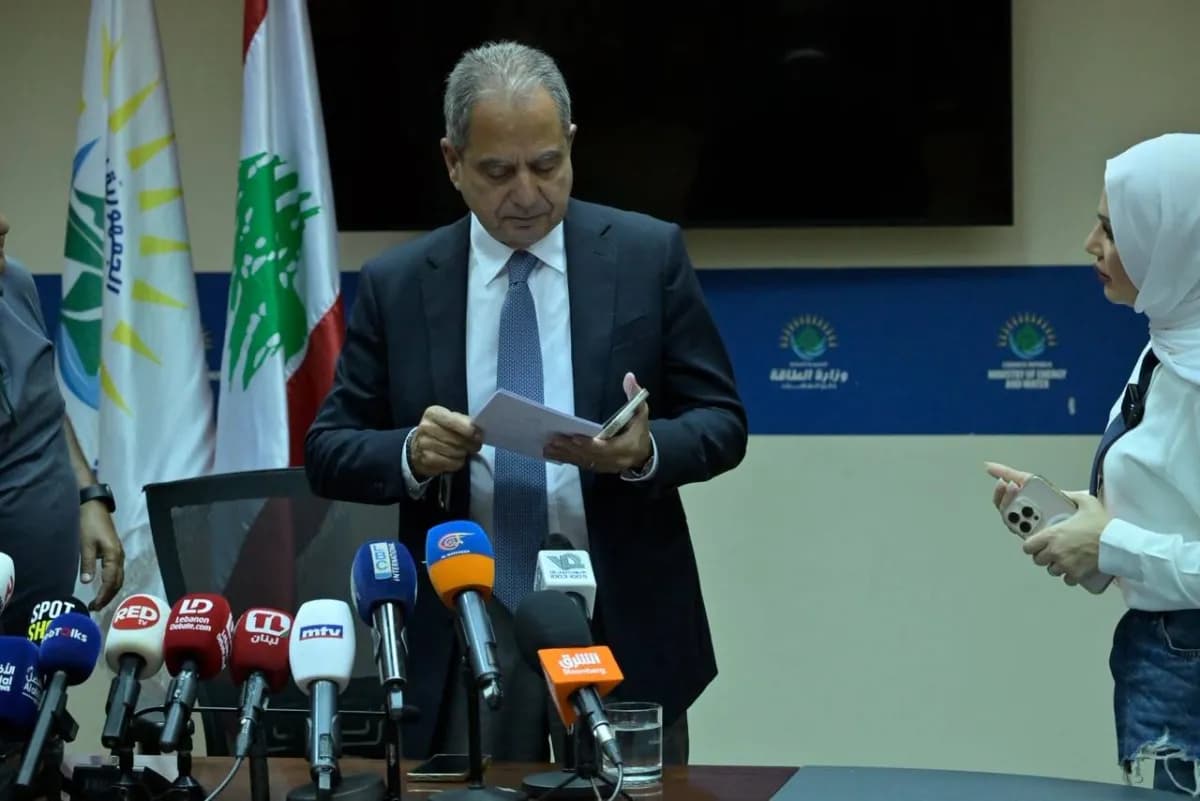 Lebanon Energy Minister Absent from Government Meetings