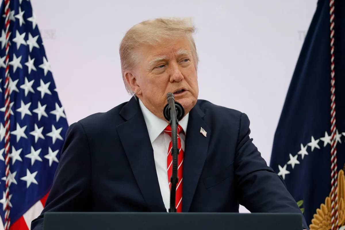 Trump urges adoption of advanced AI