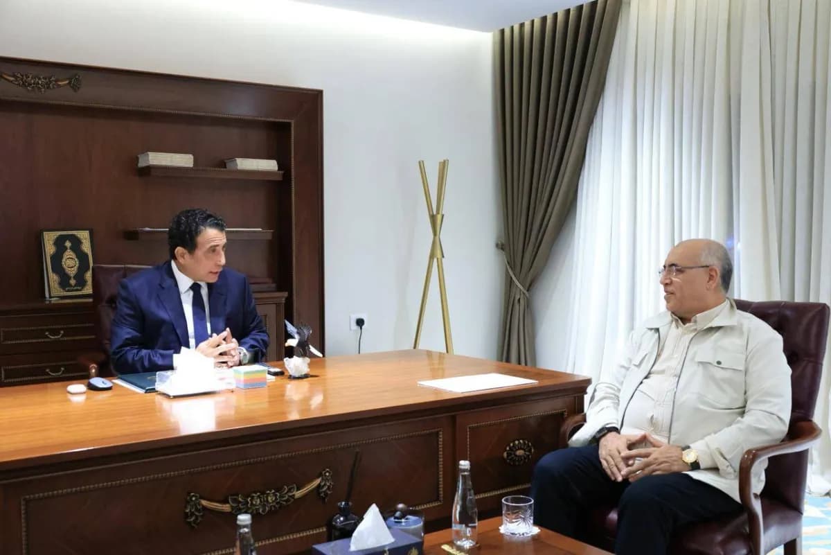 Al-Munifi Meets Libyan Intelligence Chief