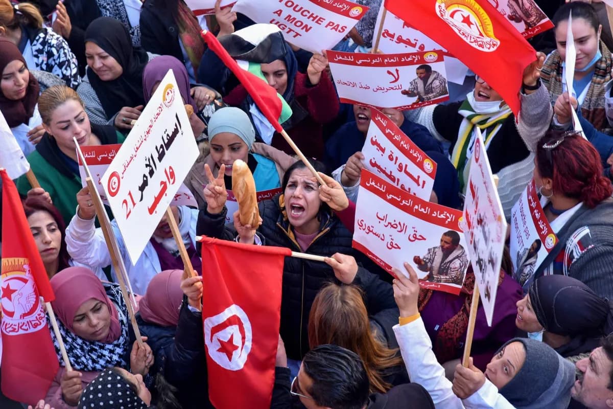 Tunisian Labour Union Calls for Protests