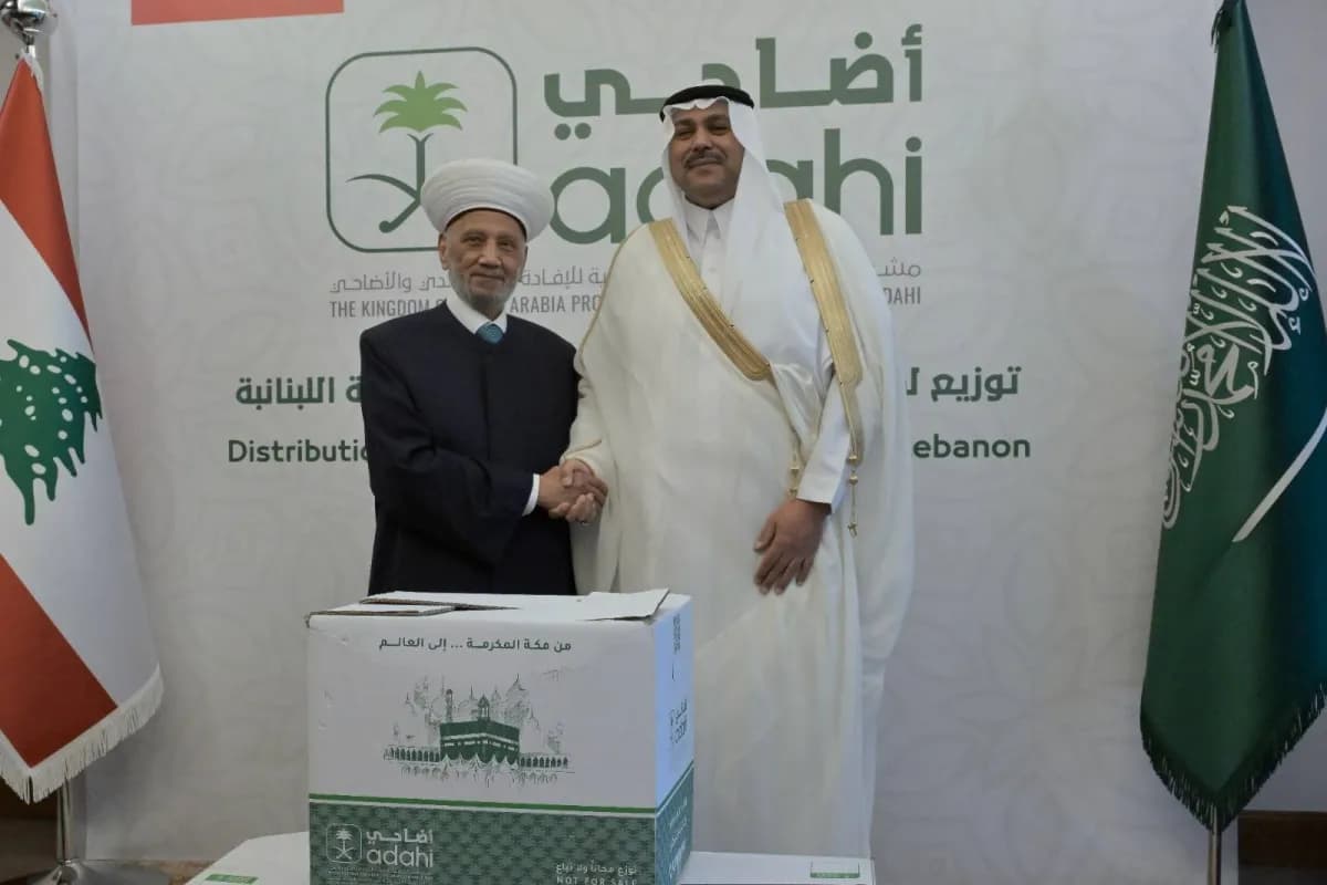 أضاحي سعودية لإغاثة لبنان