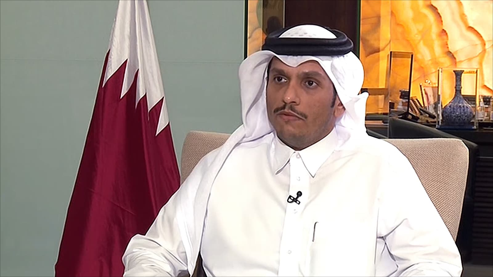 قطر رئيس الوزراء يزور طهران