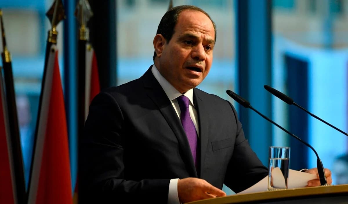 Egyptian President Sisi Meets China Leader