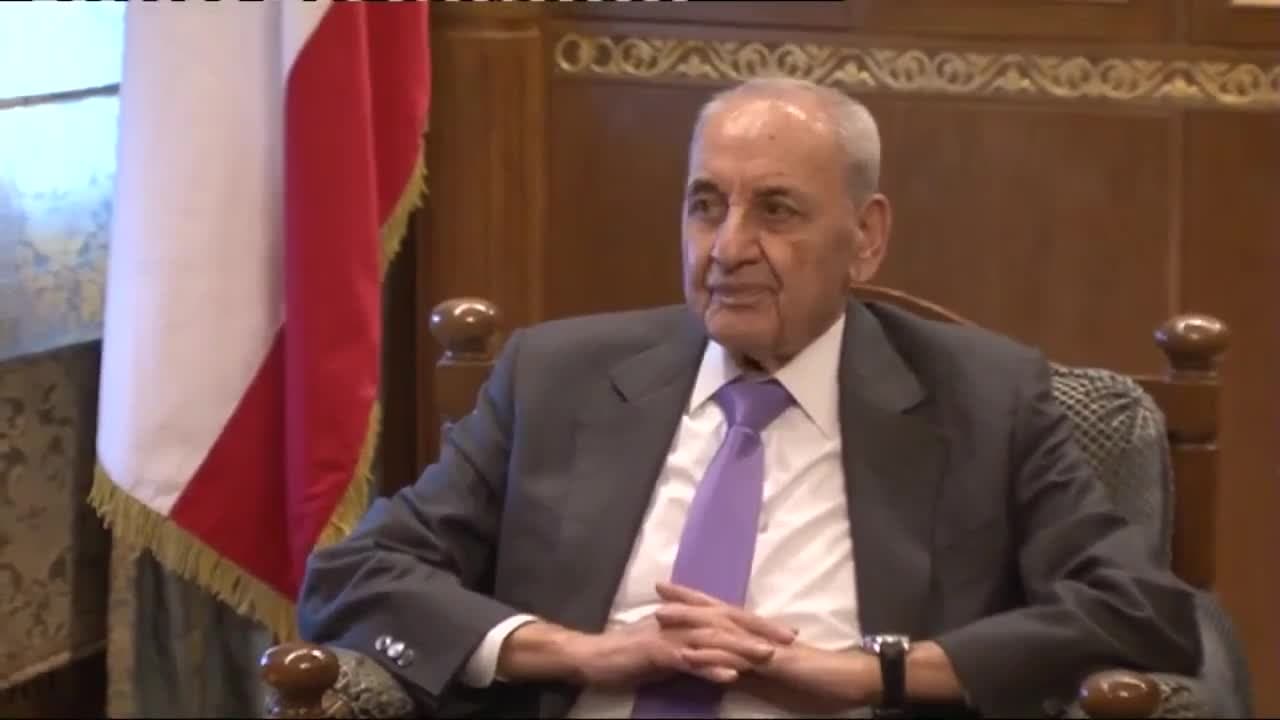 الرئيس بري يلتقي مستشار الأمن البريطاني