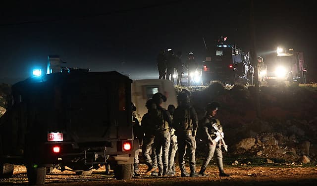 Israeli forces raid east Nablus