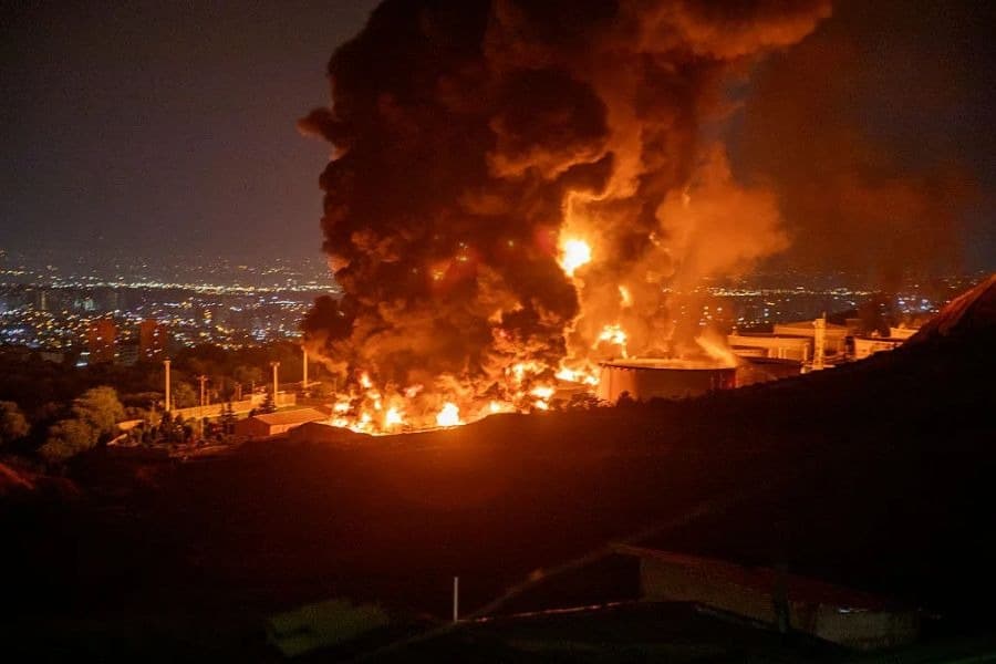 US strikes hit 8 Iranian cities