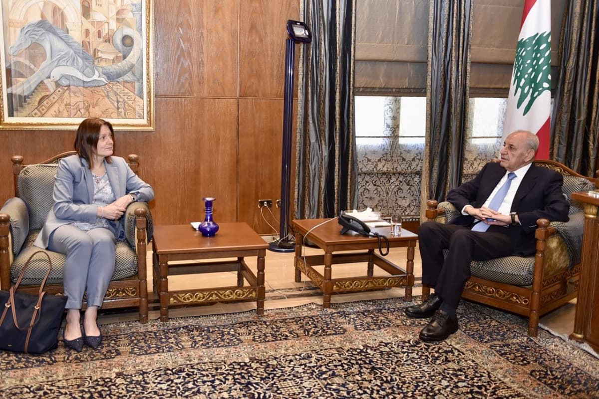 Berri discusses issue with UN HR and Swedish envoy