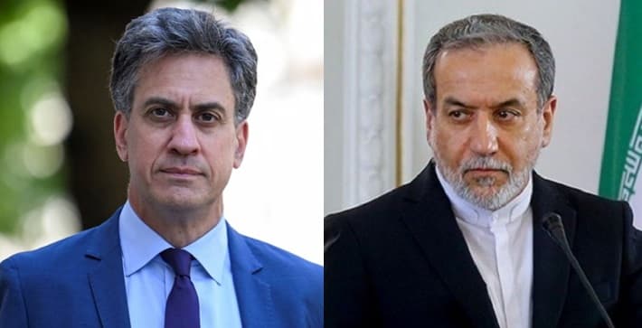 وزيرا خارجية إيران وبريطانيا يتباحثان هاتفياً