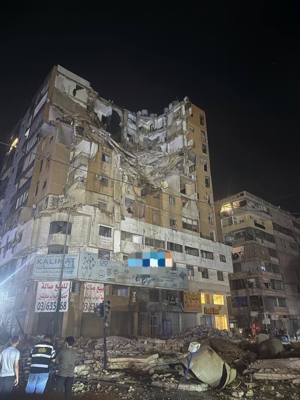 Lebanon: Building Collapse in Bir Al-Abed