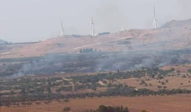إسرائيل تتسبب بحرائق في ريف القنيطرة