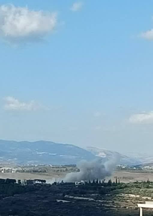 Occupation forces target Qantara in Lebanon