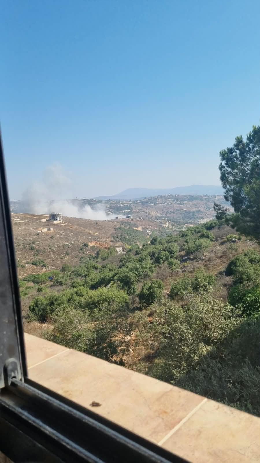 Enemy aircraft strike Wadi Sabrine