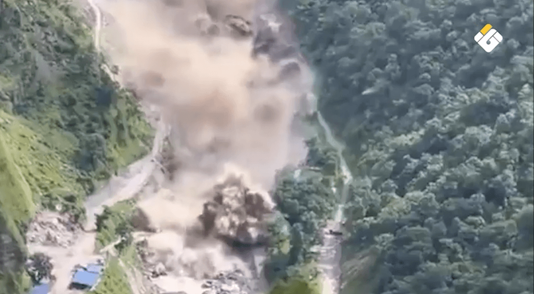 Floods and landslides at Nepal-Tibet border