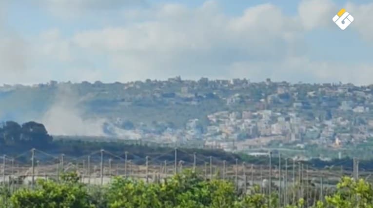 Israeli artillery hits Al-Mansouri in Lebanon