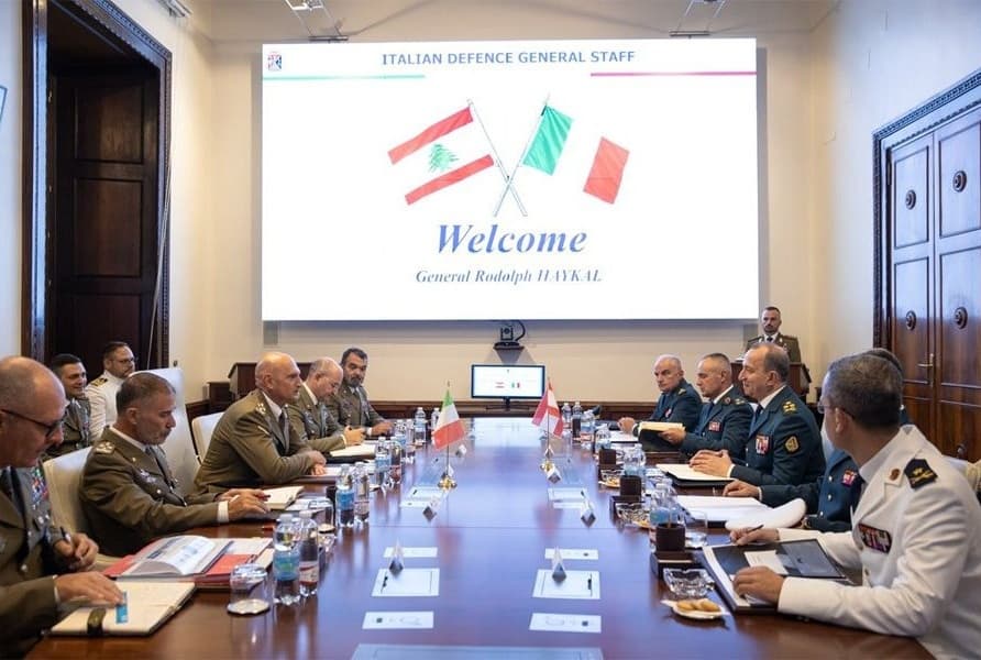 Heikal Ends Italy Trip, Tiani Confirms Support for Lebanese Army