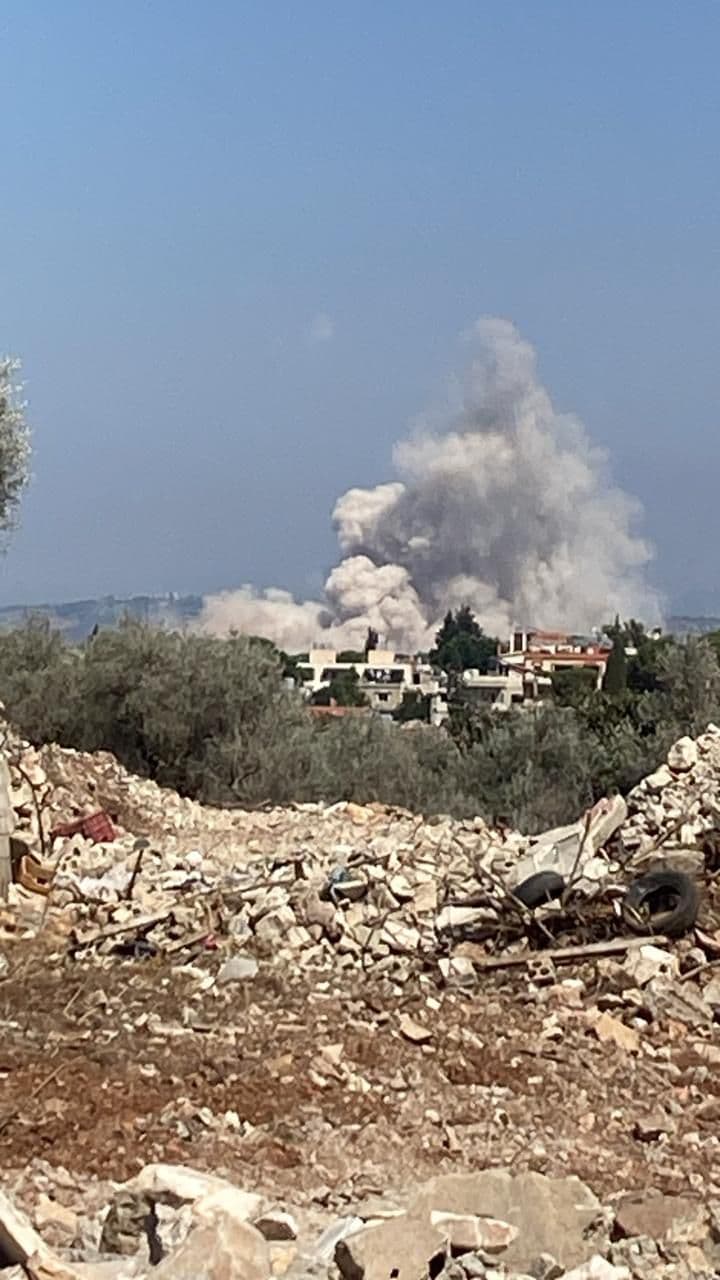 Explosion near Kfartbennett South Lebanon