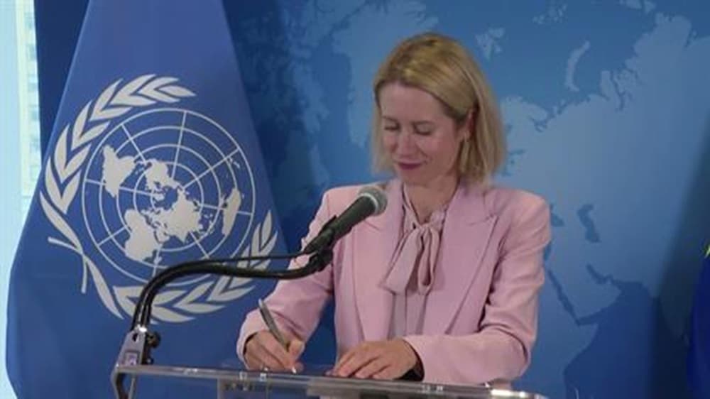 Kalass urges Europe to keep Russia sanctions