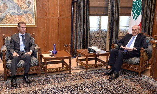 President Berri Meets French Justice Minister