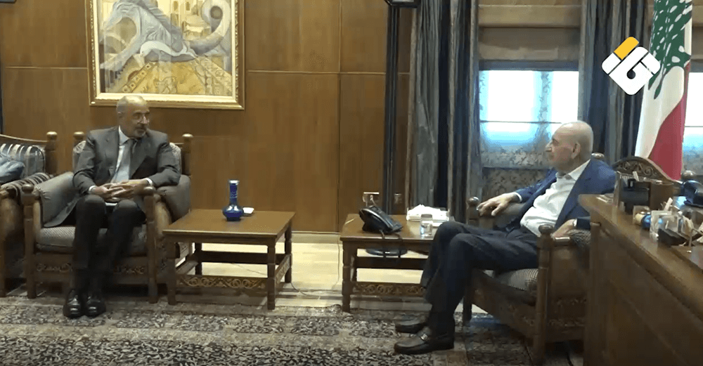 President Berri reviews UN aid and South reconstruction