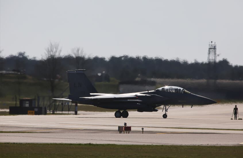 تحطم طائرة F-16 أمريكية في ميشيغان