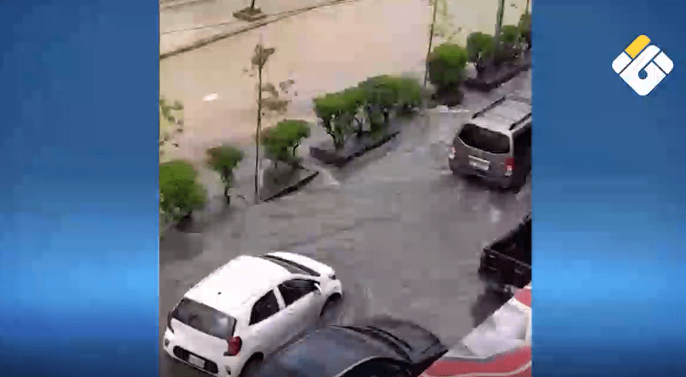 Lebanese Streets Flood After First Rain