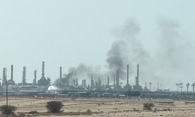 Fire at Aramco site near Riyadh