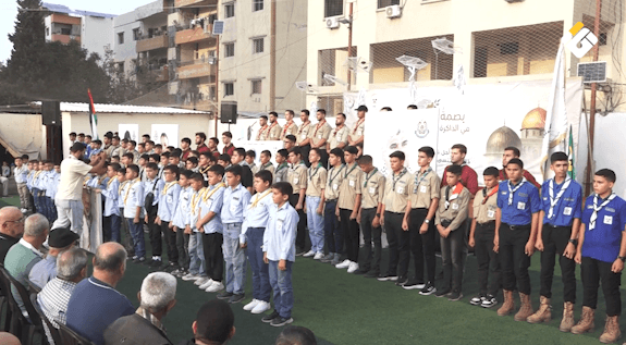 Lebanon Camps Honor Hamas Martyrs with Scout Show