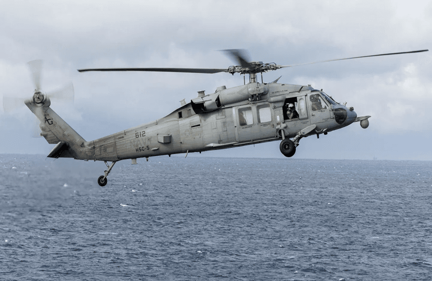 American MH-60S vanishes over Red Sea