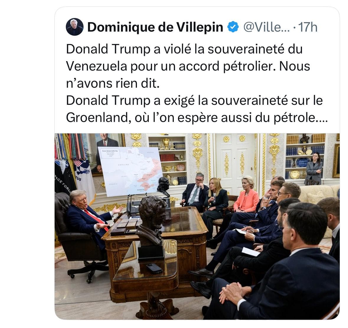Villepin Calls for European Unity Against US Sanctions