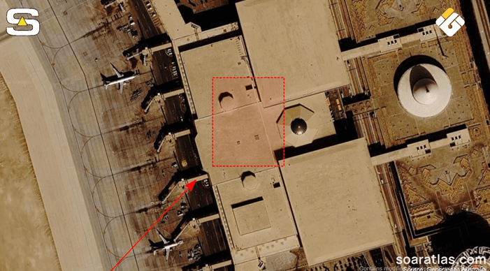 Satellite images reveal damage at King Fahd Airport