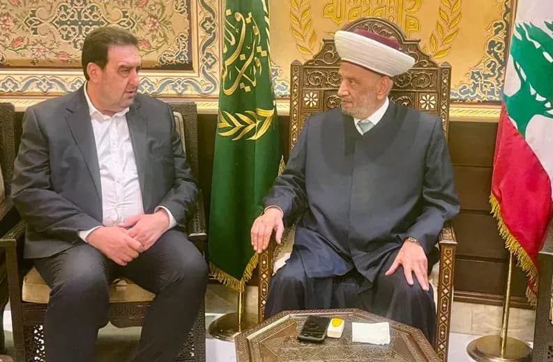 Mufti Deryan and Al-Baareini discuss Sunni MP amnesty