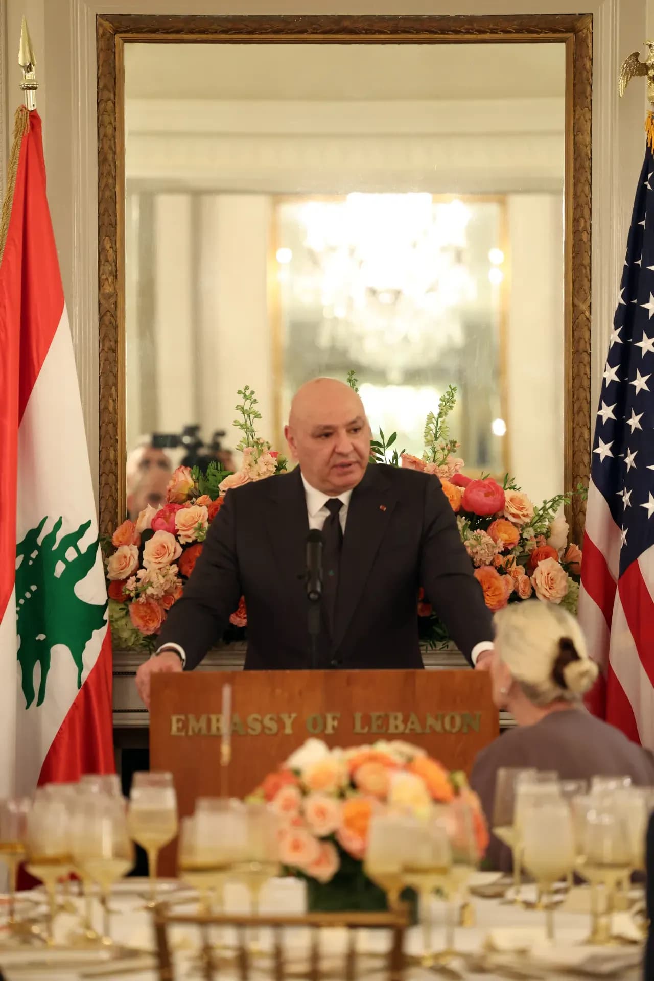 Moawad hosts dinner with U.S. officials