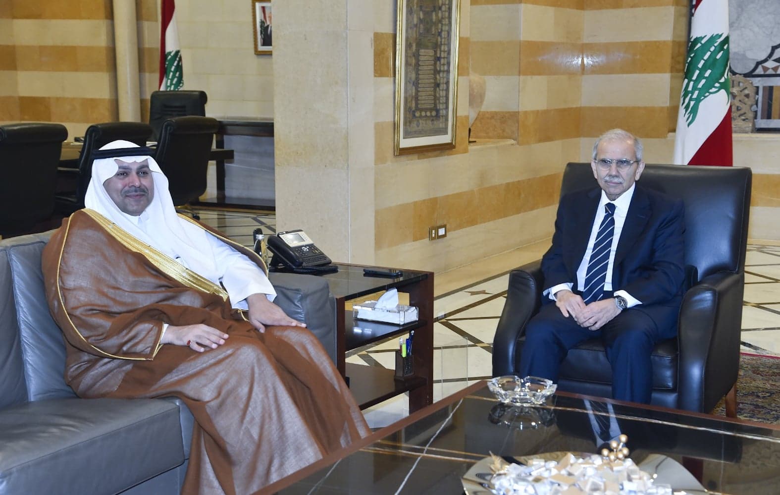 Discussing Bilateral Ties with Saudi Ambassador