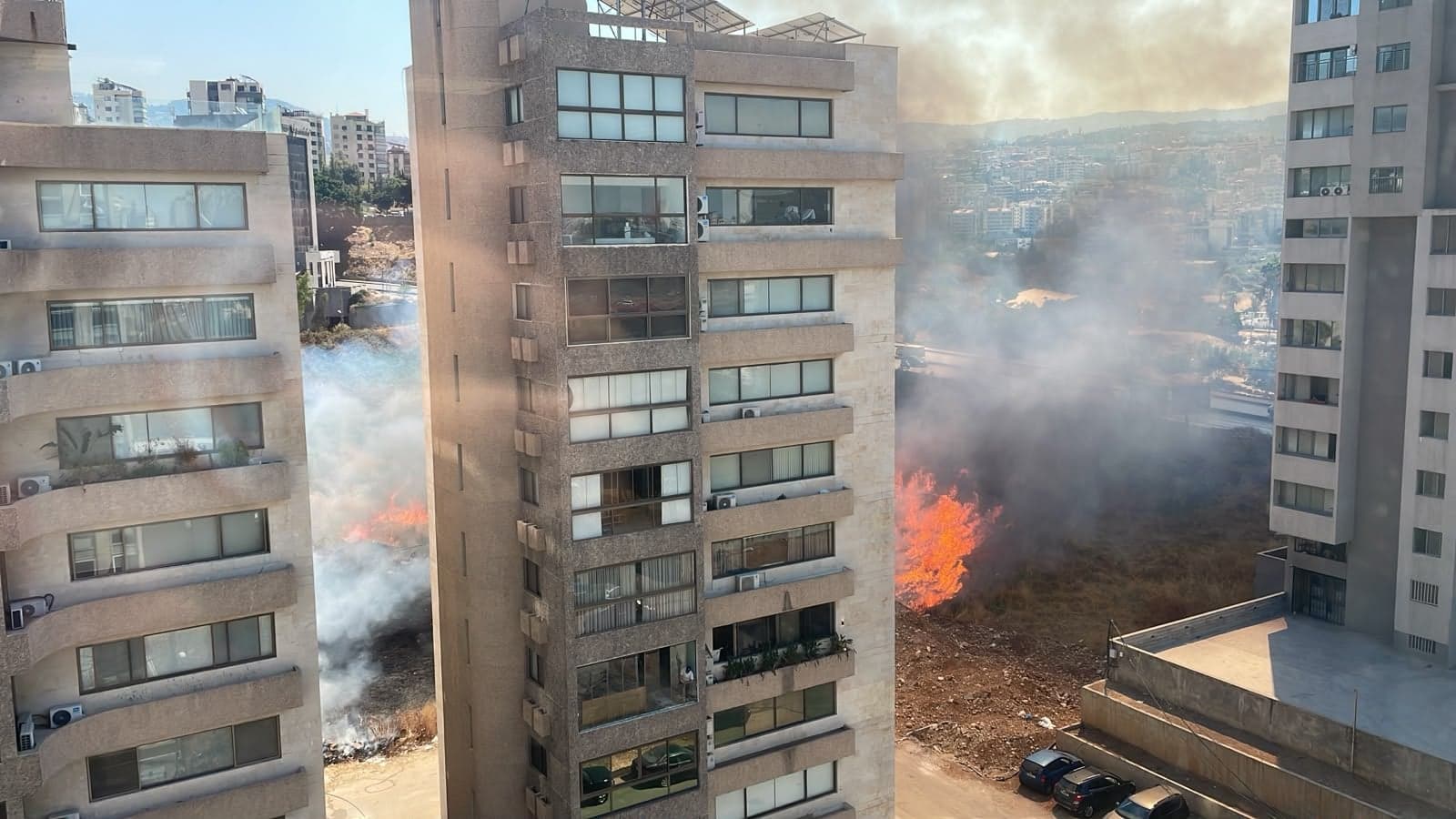 Elephant Mountain Fire Footage